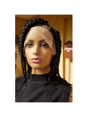 Braided Wig Bob Jumbo Box Braids 12 inches