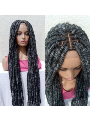 Full Density Salt/Pepper Locs