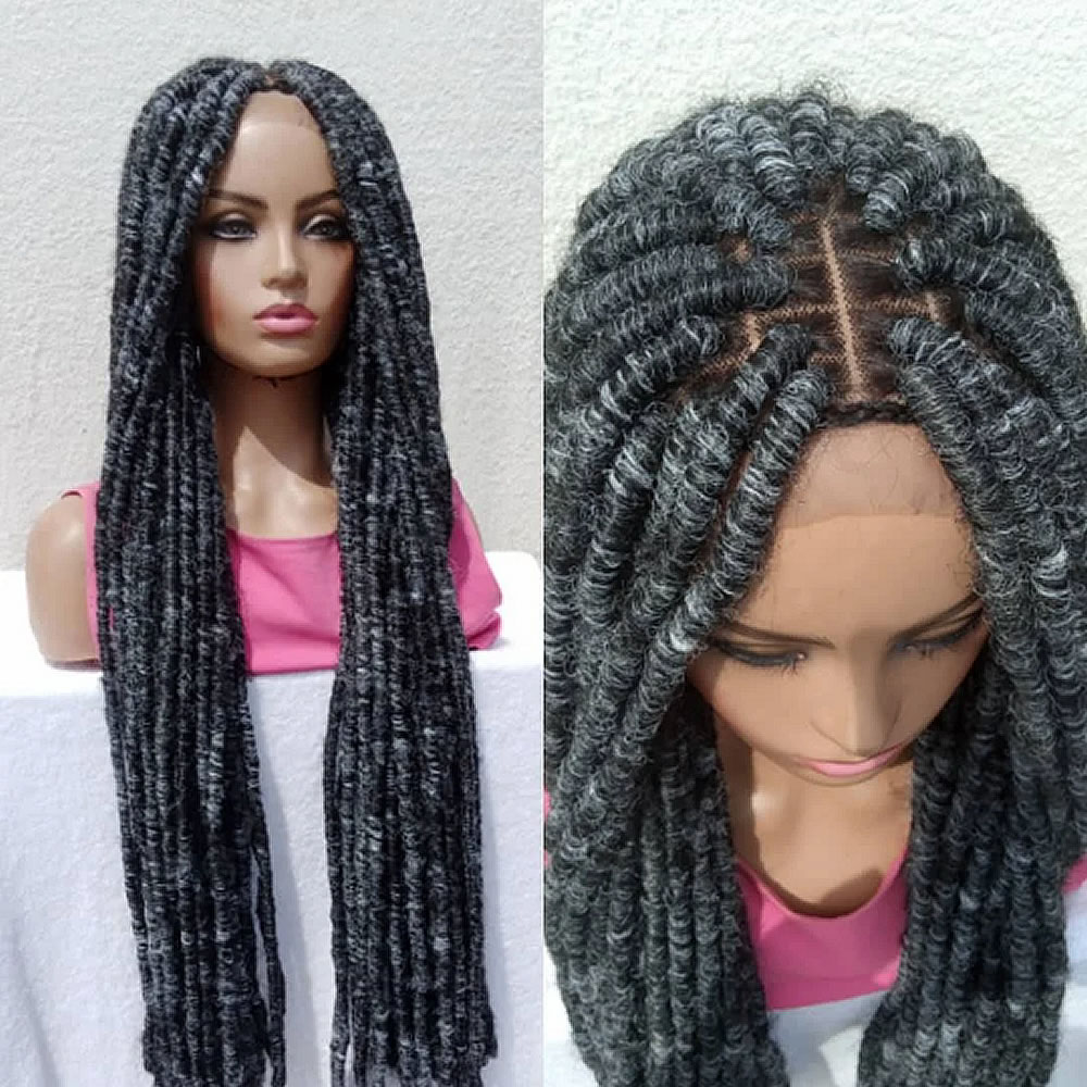 Full Density Salt/Pepper Locs