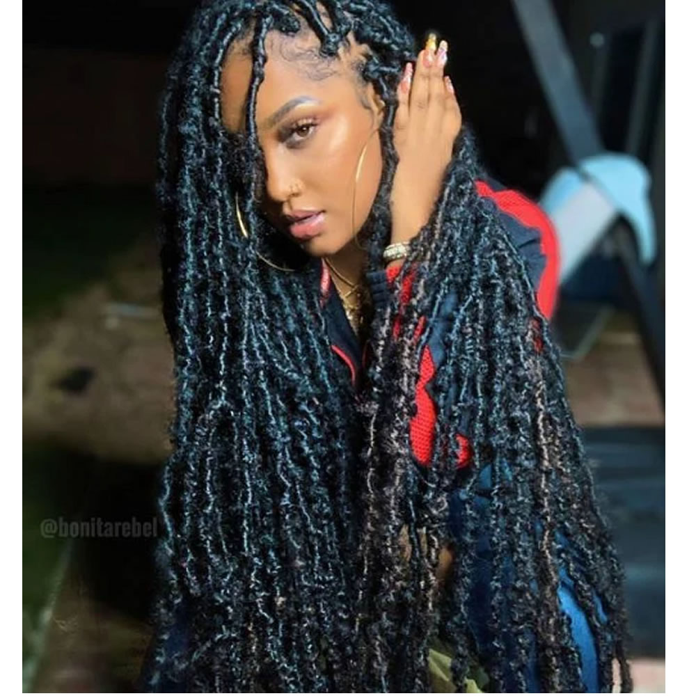 Frontal Nappy Distressed Locs
