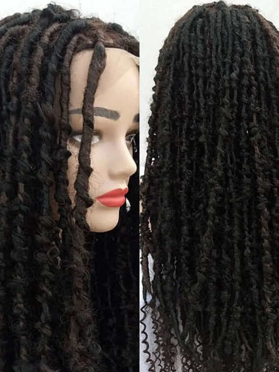 Frontal Nappy Distressed Locs