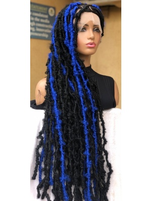 Faux Locs Wig, Bold and Trendy Long Hairpiece, 30 Inches Women Locs Wig, Beautiful Braided Stylish and Durable Wig