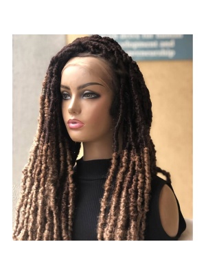 Ombre nappy distressed locs 3