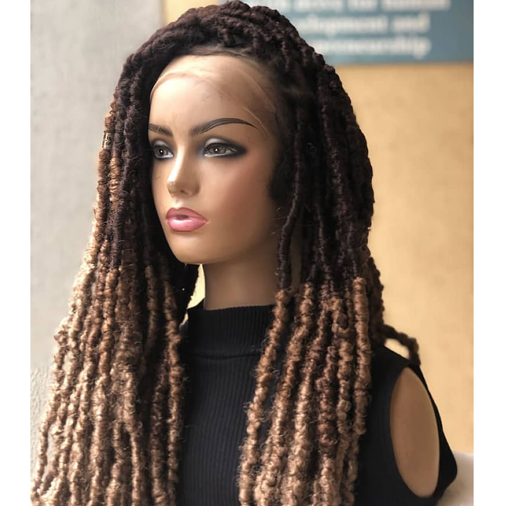 Ombre nappy distressed locs 3