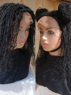 Type 3c Human Hair Sister Locs Wig