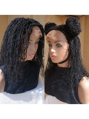 Type 3c Human Hair Sister Locs Wig