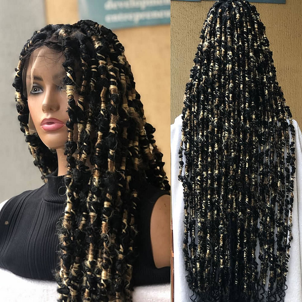 Faux Locs Wig, Bold and Trendy Long Hairpiece, 30 Inches Women Locs Wig, Beautiful Braided Stylish and Durable