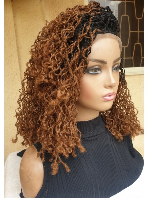 Braided Synthetic Ombre Sisterlocs Wig