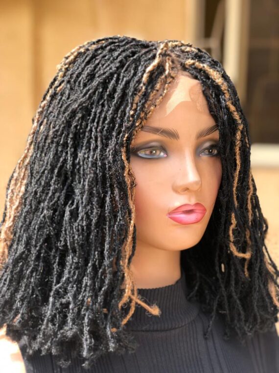 Braided Synthetic Sisterlocs Wig