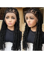 22 inches black Half Criss-Cross Back Cornrow With Butterfly