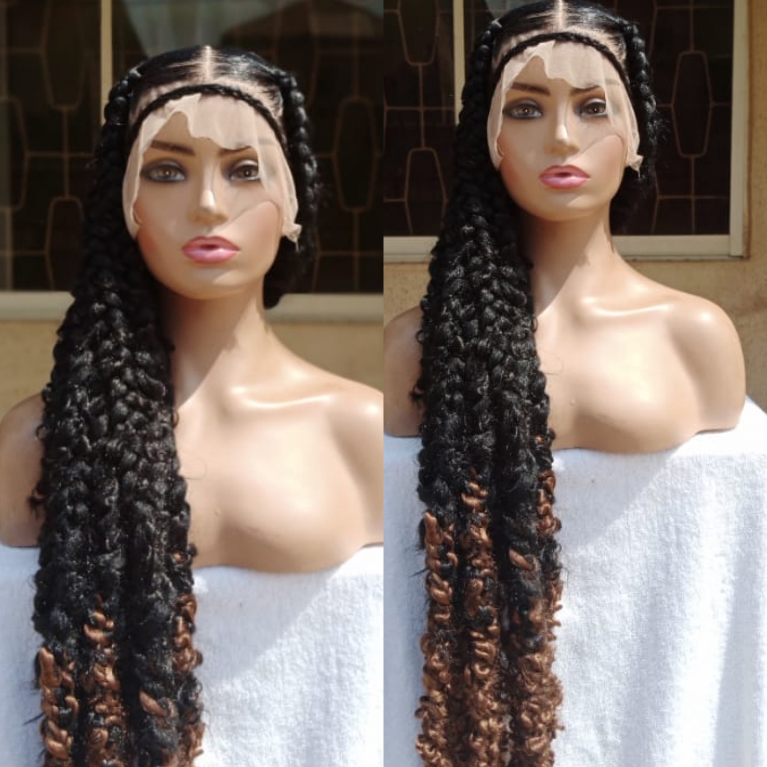 40 inches Braided Wig Jumbo Knotless Passion Braids