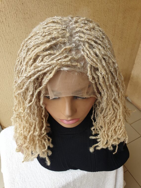 Braided Wig Synthetic Skinny Locs Full Laces