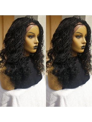 Braided Wig, Crinkled Skinny Senegalese Twist