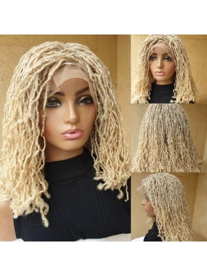 Braided Wig Synthetic Skinny Locs Full Laces