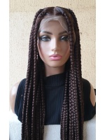 Braided Wig Jumbo Knotless Triangle Part Braids 40 inches