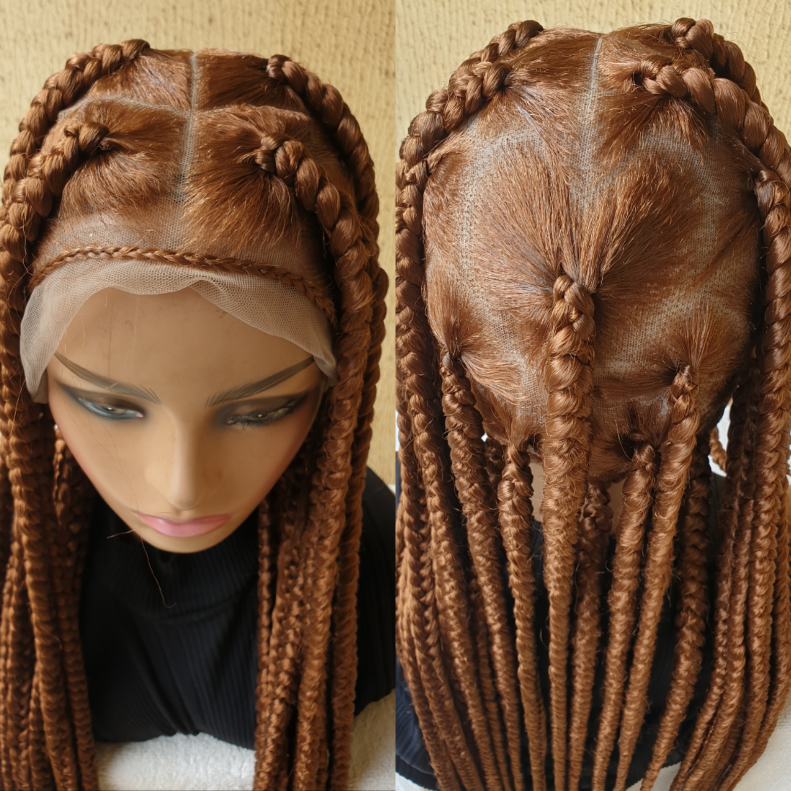 Braided Wig Jumbo Knotless Braids 40 inches