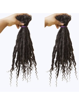 Faux Locs with Curls, Afro Kinky Locs, Goddess Locs Dreads, Wigs for black women, Unique African Hair Curly Extensions