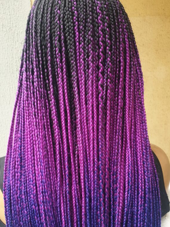 Braided Wig Ombre Box Braids 32inches