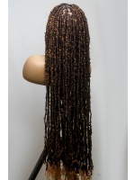 36 Inches Skinny Nappy Soft Locs on Full lace wig