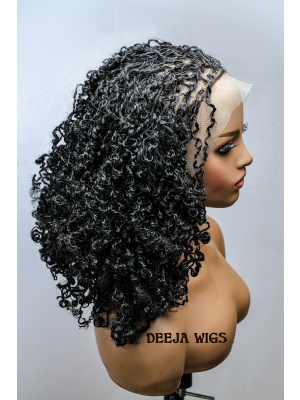 Braided Synthetic Spring Twist,lace wig,Glueless wig