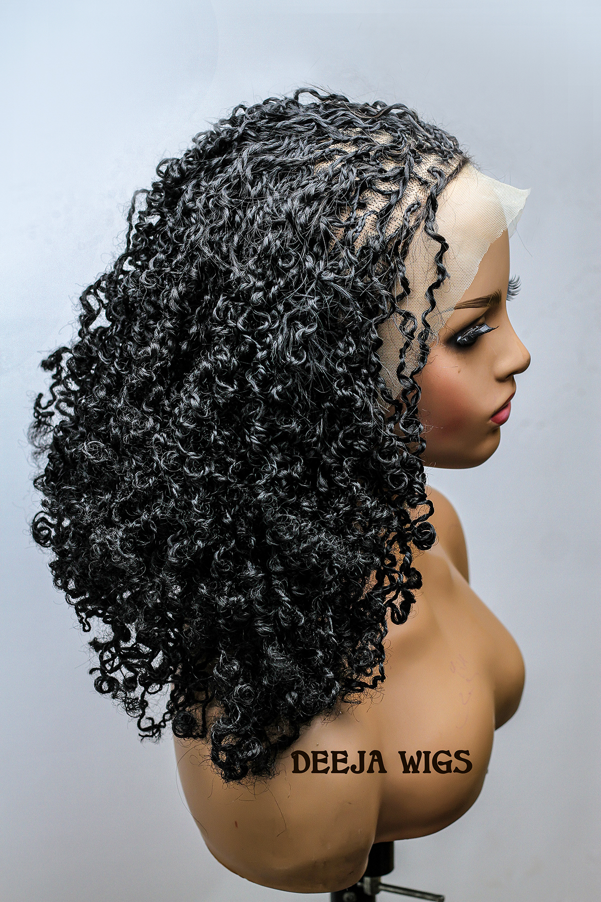 Braided Synthetic Spring Twist,lace wig,Glueless wig