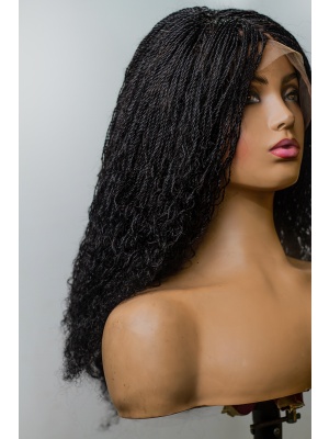 100% Human Hair Senegalese Twist Wig