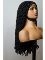 Braided Wig, 42 Inches Knotless Jumbo Braids on Full lace.