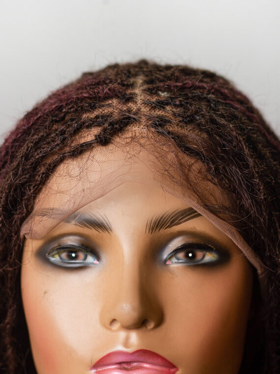 100% Human Hair Sister Locs full lace Wig