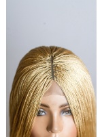 Platinum Blonde Micro Twist ,613 Blonde lace Wig
