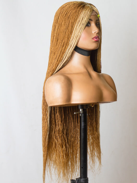 Honey Blonde with 613 Hight light Million Braided Wig