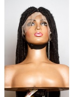Black Synthetic Dreadlocks, Faux locs, Full lace, 30 inches