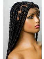 Braided Wig, 42 Inches Knotless Jumbo Braids on Full lace.