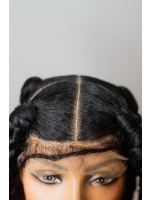 Braided Wig, 42 Inches Knotless Jumbo Twist on Full lace.