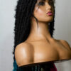 Ombre Teal butterfly Soft Locs on Full lace wig