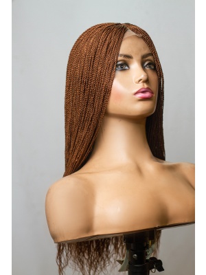 Light Auburn Micro Twist Wig