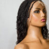 100% Human Hair Goddess Micro Braids Wig , Full lace 12/14 inches