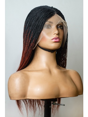 Ombre Auburn Million Twist,Senegalese Twist, Skinny Twist,Micro Braids, Full Lace 26 Inches