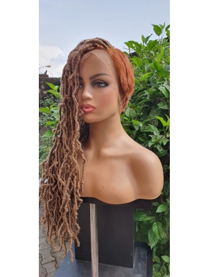 Blonde Soft Locs Wig for Black Women: Goddess Locs Dreads & Afro Kinky Hair Styling Extensions