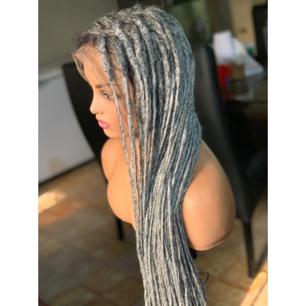 Synthetic Locs, Braiding Locs, and Wigs, Endless Style Options for Everyone, Beautiful Braided Wig with Different Colors