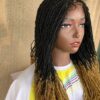 Ombre Sisterlocs wig, Glueless Sisterlocs Wig, 20 inches