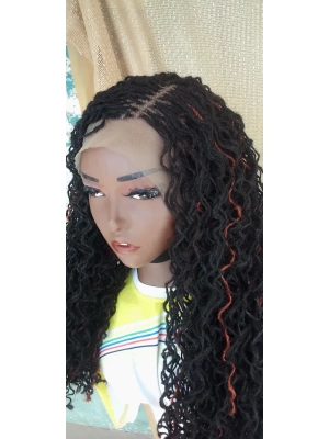 Full lace Sisterlocs Wig, Skinny Dreadlocs Wig, Locs Wig 22inches