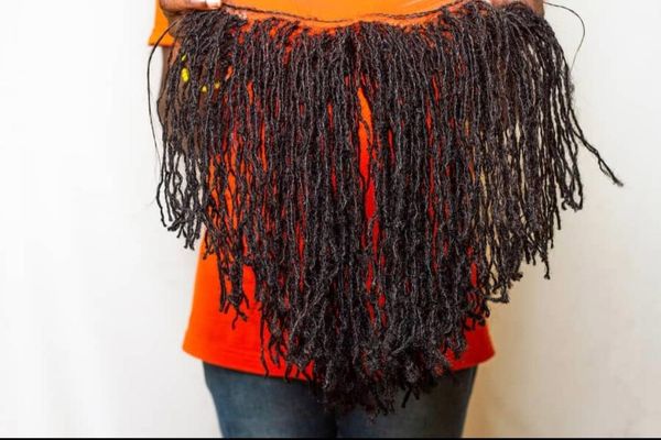 Sisterlocs Frontal Skinnky locs Topper,Human hair Sisterlocs,Afro kinky human hair for locs, Skinny Locs,Dyed Locks and 100% Human Hair Loc Extensions