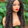 Human hair ombré boho locs pixie curly locs jerry locs wet and dry human hair ombré locs