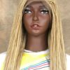 Full Lace Platinum Box Braids wig, 613 Blonde Skinny Braids, Small box braids wig for black women, free shipping