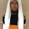 White Synthetic Locs, Braiding Locs, and Wigs, Endless Style Options for Everyone, Beautiful Braided Wig with Different Colors