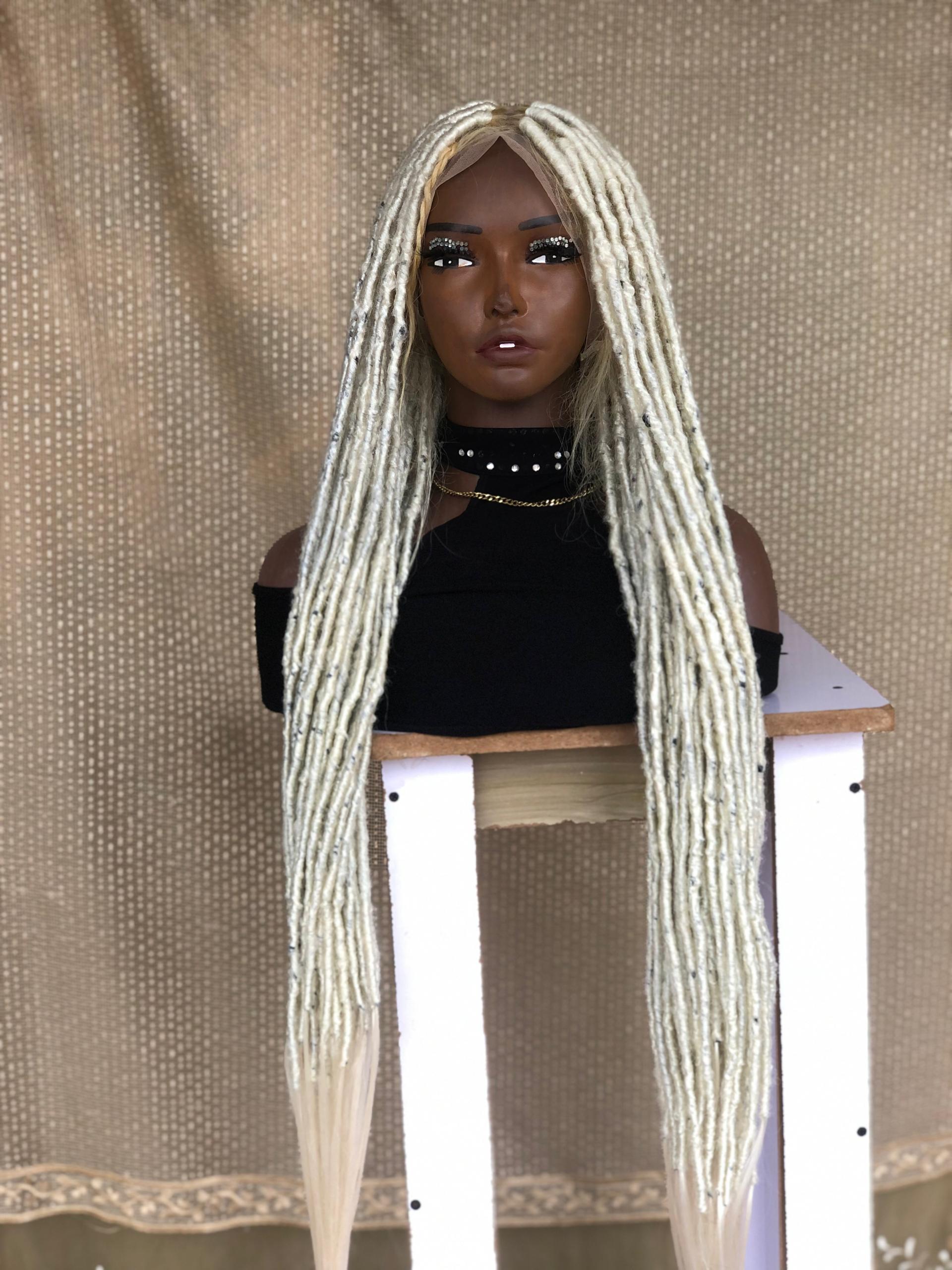 Synthetic Locs, Braiding Locs, and Wigs, Endless Style Options for Everyone, Beautiful Braided Wig with Different Colors