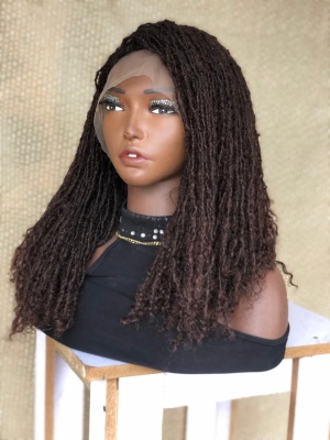 Brown Human hair Sisterlocs, Afro kinky human hair for locs, Skinny Locs, Dyed Locks and 100% Human Hair Loc Extensions