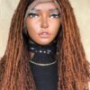 Dyeable Human Hair Full Lace Sister locks DreadLocks wig Braided Wigs, braids wigs, lace wig color 30/33