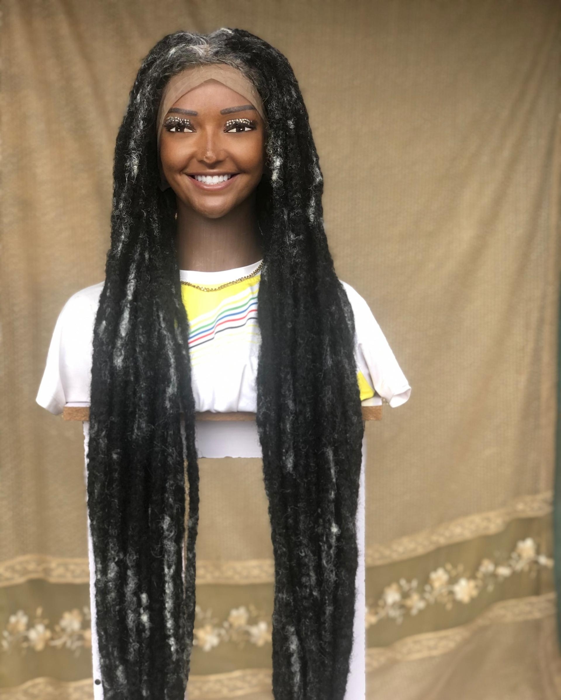 Synthetic Locs, Braiding Locs, and Wigs, Endless Style Options for Everyone, Beautiful Braided Wig with Different Colors