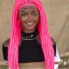 HOT Pink Synthetic Locs, Braiding Locs, and Wigs, Endless Style Options for Everyone, Beautiful Braided Wig